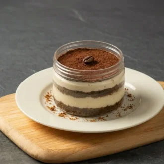 Midnight Espresso Tiramisu Jars